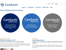 Tablet Screenshot of cambashi.com